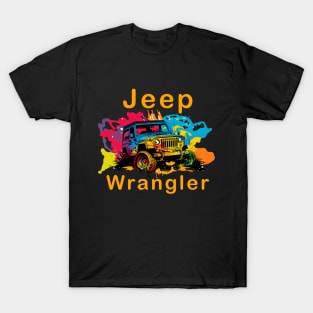 4x4 Jeep Wrangler Dirt Trail T-Shirt T-Shirt